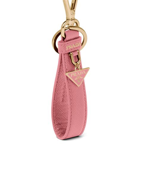 designer key pouch womens prada|Prada saffiano leather keychain.